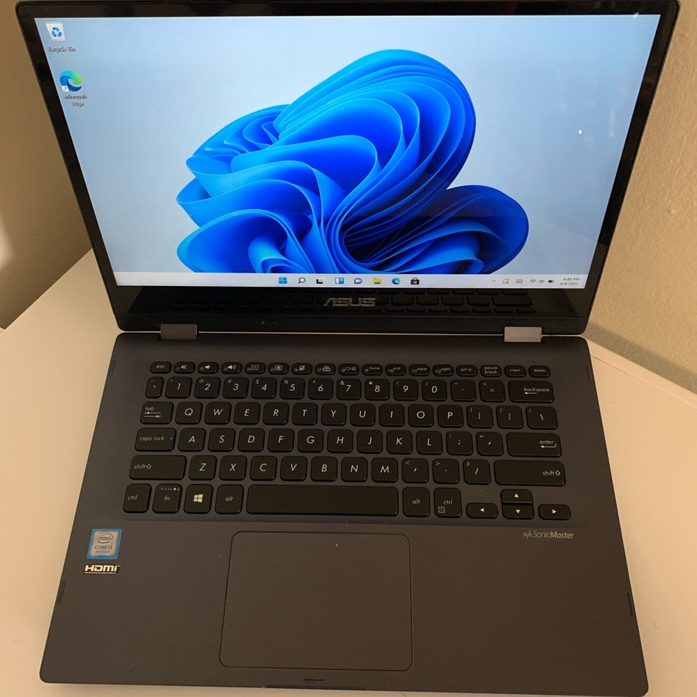 Asus VivoBook Flip 14, Intel i3, 8th Gen, Win 11, 2-in-1, & Made 2018